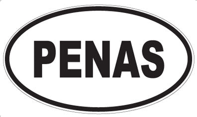 PENAS - Oval Sticker