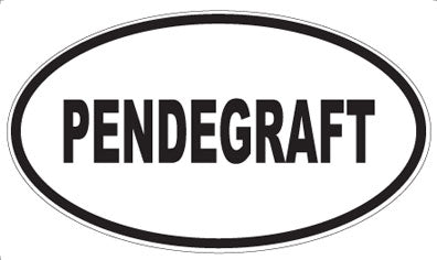 PENDEGRAFT - Oval Magnet
