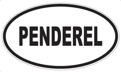 PENDEREL - Oval Sticker