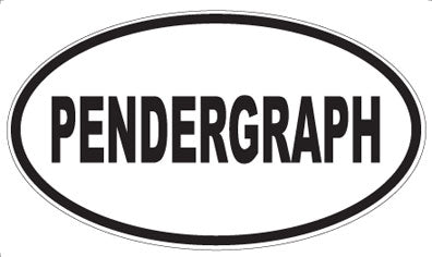 PENDERGRAPH - Oval Magnet
