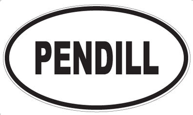 PENDILL - Oval Sticker