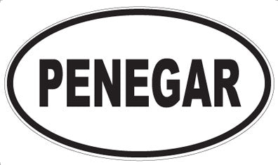 PENEGAR - Oval Sticker