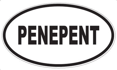 PENEPENT - Oval Magnet