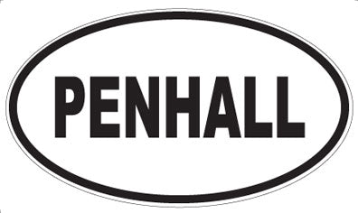 PENHALL - Oval Sticker