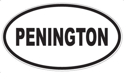PENINGTON - Oval Magnet