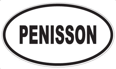PENISSON - Oval Sticker
