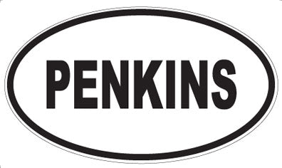 PENKINS - Oval Magnet
