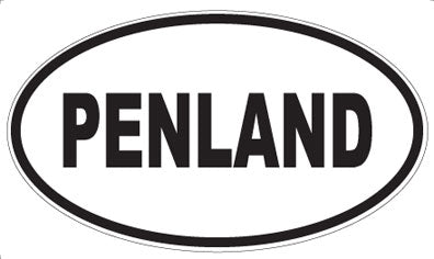 PENLAND - Oval Sticker