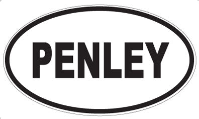 PENLEY - Oval Sticker