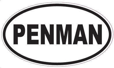 PENMAN - Oval Sticker