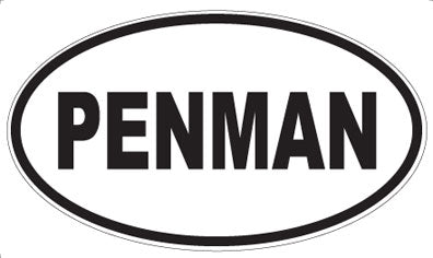 PENMAN - Oval Magnet