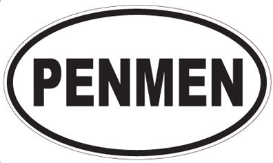PENMEN - Oval Sticker