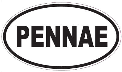 PENNAE - Oval Sticker