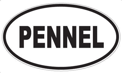 PENNEL - Oval Sticker