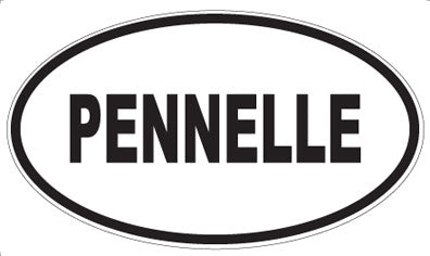 PENNELLE - Oval Sticker