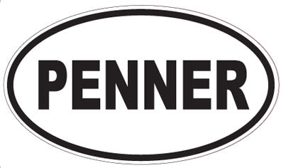 PENNER - Oval Sticker