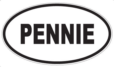 PENNIE - Oval Sticker