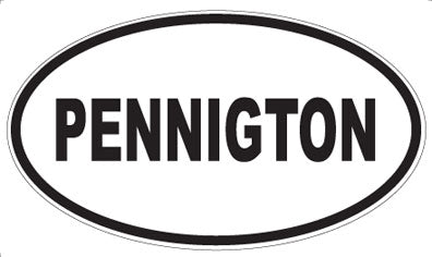 PENNIGTON - Oval Magnet