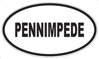 PENNIMPEDE - Oval Magnet