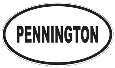 PENNINGTON - Oval Sticker
