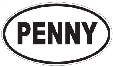 PENNY - Oval Magnet