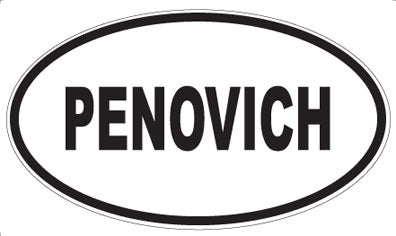 PENOVICH - Oval Magnet