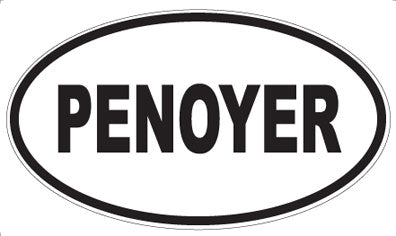PENOYER - Oval Sticker