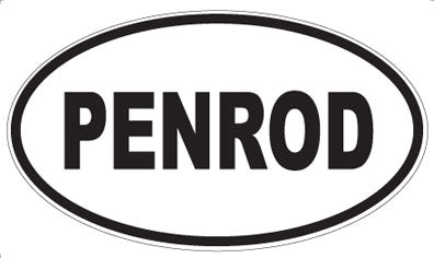 PENROD - Oval Sticker
