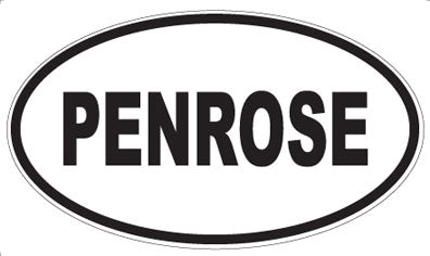 PENROSE - Oval Sticker