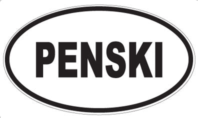 PENSKI - Oval Magnet