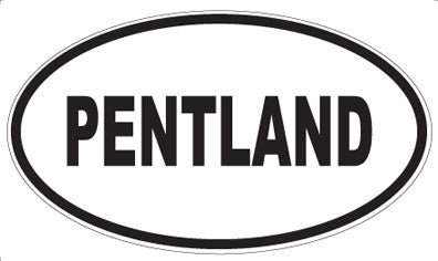 PENTLAND - Oval Sticker