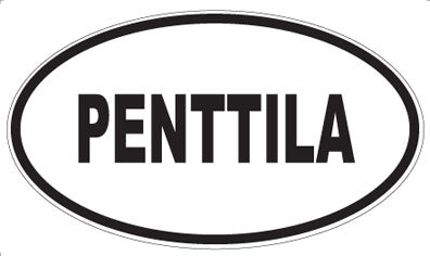 PENTTILA - Oval Sticker