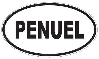 PENUEL - Oval Magnet