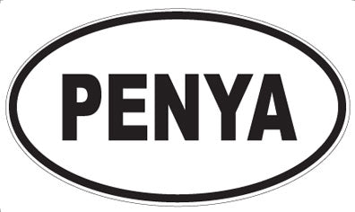 PENYA - Oval Sticker