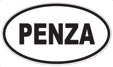 PENZA - Oval Sticker