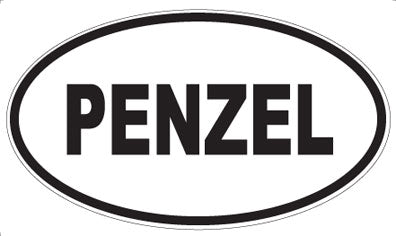 PENZEL - Oval Sticker