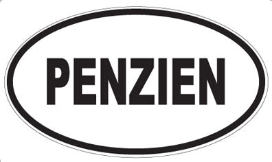 PENZIEN - Oval Sticker