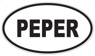 PEPER - Oval Magnet