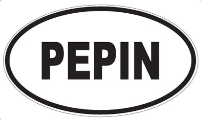 PEPIN - Oval Sticker