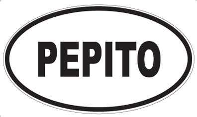 PEPITO - Oval Sticker