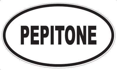 PEPITONE - Oval Magnet