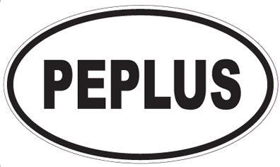 PEPLUS - Oval Sticker