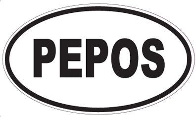 PEPOS - Oval Magnet
