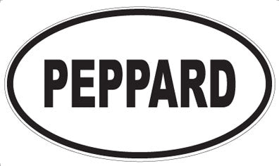 PEPPARD - Oval Magnet