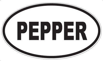 PEPPER - Oval Magnet
