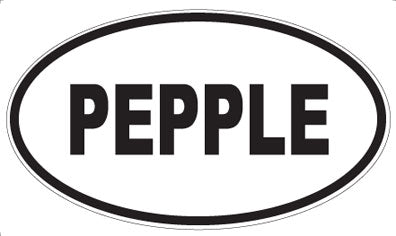 PEPPLE - Oval Magnet