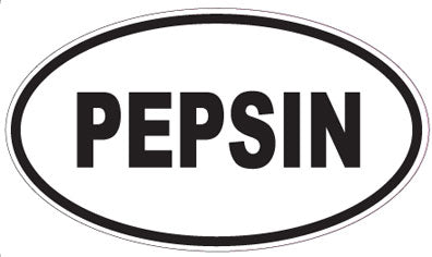 PEPSIN - Oval Sticker