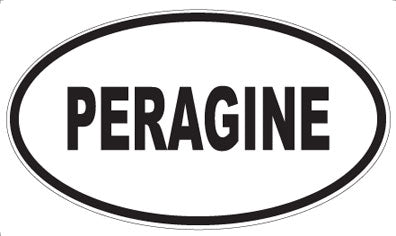 PERAGINE - Oval Sticker