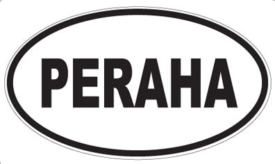 PERAHA - Oval Sticker