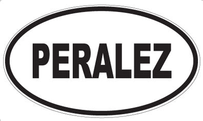 PERALEZ - Oval Magnet